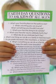 The number of weeks i. Earth Day Questions For Students Free Printable Play Party Plan