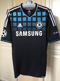Adidas fc chelsea trikot 2014. Chelsea Exterieur Maillot De Foot 2011 2012 Sponsored By Samsung