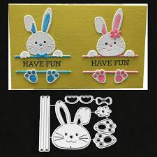 Only 5 left in stock. Lowest Whole Network Bow Rabbit Metal Die Cuts Easter Rabbit Bowtie Bow Cutting Dies Cut Stencils For Diy Scrapbooking Album Decorative Embossing Paper Dies Card Making Online Discount Www Wptestarea It