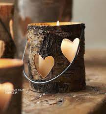 Rustic farmhouse wooden candle holders shabby chic candle | etsy. 8 Easy Diy Wood Candle Holders For Some Rustic Warmth This Fall