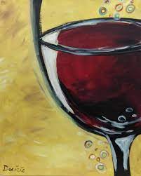 Wine Palette Wine Painting Wine And Canvas Painting