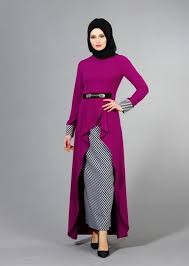 3162e Farah 6288 2 Li Etekli Takim 38 44 Tek40 Begonvil Muslimah Fashion Fashion Hijabi Fashion