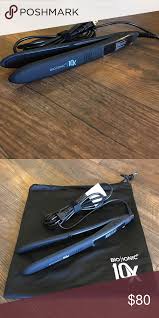 Bio Ionic 10x Pro Styling Iron 1 With Vibrating Plates Bio Ionic 10x Flat Iron With Carrying Case Bio Ionic Flat Iron Makeup Tools Brushes