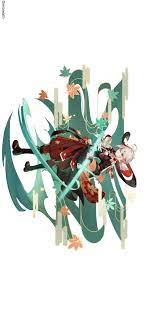 Kazuha Splash Art In 2021 Art Splash Fiction