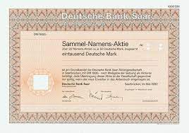 Deutsche bank investment & finanzcenter homburg/saar. Hwph Ag Historische Wertpapiere Deutsche Bank Saar Ag