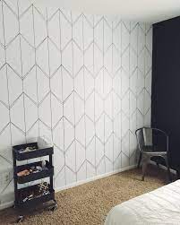 Diy Faux Wallpaper Accent Wall Statement Wall Diy Wallpaper Accent Wall Bedroom Wallpaper Accent Wall Bathroom Wallpaper Accent Wall