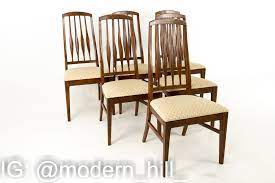 Koefoeds Hornslet Eva Style Keller Mid Century Walnut Dining Chairs Set Of 6 In 2021 Dining Room Furniture Modern Walnut Dining Chairs Mid Century Walnut Dining Chair