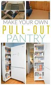 This rolling shelves 22 deep, 'do it yourself' pullout shelf (kit), was exactly what i was looking for however if you don't have basic carpentry skills it may not be for you. Diy Pull Out Pantry The Easy Tutorial Diy Passion