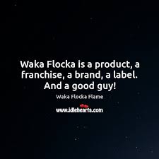 Waka flocka flame just dropped his new mixtape, 'lebron flocka james 4′. Waka Flocka Flame Quotes Idlehearts