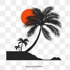 Silhouette Illustrations Of Palm Trees Summer Hand Painted Leaf Png Transparent Clipart Image And Psd File For Free Download Palm Tree Background Silhouette Illustration Tree Illustration