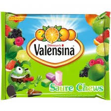 Valensina Saure Chews Einzeln Gewickelte Saure Kaubonbons Mit Fruchtsaft 4 Fach Sortiert Ohne Kunstliche Arom Susswaren Sussigkeiten Aus Aller Welt Sussigkeiten