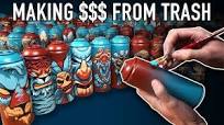 Customizing 60 Empty Spray Cans into Collectible Art!