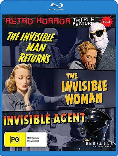The Invisible Man Returns / The Invisible Woman / Invisible Agent (Retro  Horror Triple Feature, Volume 3) (Blu-ray) for sale online | eBay