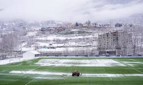 Gültepe mahallesi erzincan karayolu sivasspor vali lütfüllah bilgin tesisleri sivas sivas, sivas province, turkey The Spectacular Image That The Snow Left In The Andorra V Lleida Esportiu Match Besoccer