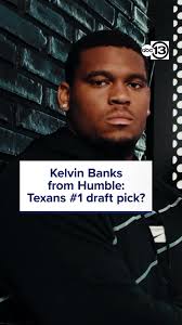 The Texans need to improve their offensive line. Humble's Kelvin Banks Jr.,  a UT standout, might just be the Texans' #1 pick in the NFL Draft Tomorrow  night beginning at 7