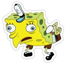 Pegatina Meme Bob Esponja De Alta Calidad De Lol Xd Pegatinas Bonitas Pegatinas Stickers Cool