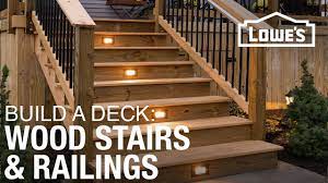 A fast, strong, easy to install stair system. How To Build A Deck Wood Stairs And Stair Railings