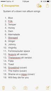 Is This Every Non Album Soad Song R Systemofadown
