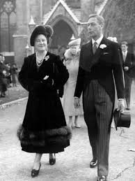 Elizabeth ii (elizabeth alexandra mary; King George Vi And Queen Elizabeth Queen Mary In The Background Royal Queen English Royal Family Queen Mum