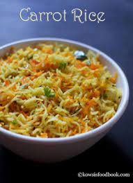Carrot Rice Recipe With Step By Step Pictures Indian Rice Recipes Carrot Rice Recipe Indian Food Recipes Vegetarian