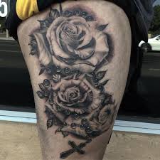 Small rose tattoo ideas and designs for women and men. 75 Brilliant Rosary Tattoo Ideas And Their Meanings 1000 Tattoo Photo Eddnet