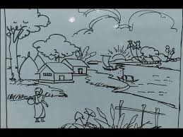 Natural Scenery Pencil Drawing For Kids Bestpencildrawing Any age children from toddlers to older children. natural scenery pencil drawing for kids