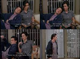 F R I E N D S Fan Please Rt On Twitter Monica I Want A Baby Chandler Mmm Not Tonight Honey I Got An Early Day Tomorrow M Get Up Come On Let S Get Some Coffee C Oh