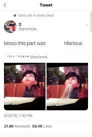 Lol When Violet Looked Up And Saw That Tony Was Serving The Water Priceless Funny Disney Memes Disney Funny Disney Memes