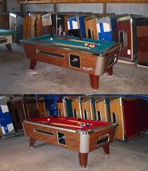 Valley Commercial 7 Coin Op Bar Size Pool Table Model Zd 5 Refurb W Green Cloth Pool Table Vintage Games Refurb