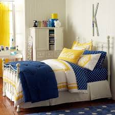 Navy blue and yellow bedroom decor. Navy Blue White And Yellow Bedroom Ideas Novocom Top