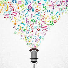Find & download the most popular music vectors on freepik free for commercial use high quality images made for creative projects Microphone Colorful Music Notes Splash Art Print Cienpies Design Art Com