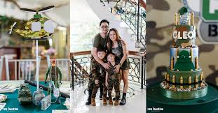 Discover how to carve a tank out of cake from the amazing decorating tips here! Army Birthday Party Ideas Philippines Mommy Family Blog