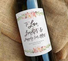 Custom Wine Bottle Label Wedding Favor Gift Centerpiece Mini Or Regular Wine Bottle Wedding Favors Wedding Wine Labels Wine Wedding Favors