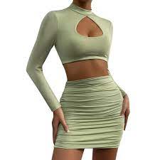 Revealing skirt
