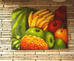 Quadro Recortado Frutas Painting Art Diy Painting