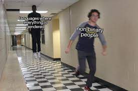 He ⬆️ knows what your doing in here. Meme I Found On Tumblr Today Nonbinary