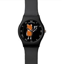 Oh Fox It Funny Sarcastic Humorous Cool Funny Wrist Watch Zazzle Com Sarcastic Humor Watch Diy Sarcastic