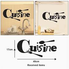 Theyre easy to apply and can completely change the look and feel of a room. Buy French Quote Wall Stickers Cuisine Stickers Home Decor Art Kitchen Wall Decal At Affordable Prices Free Shipping Real Reviews With Photos Joom