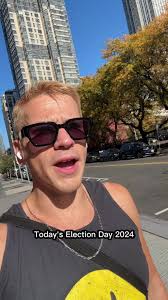 HOT TO GO to the polls or whatever💙 #election2024 #electionday #comedy  #gay #gayfyp #fyp #chappellroan #hottogo #charlixcx #brat #gay #comedian  #sweattour