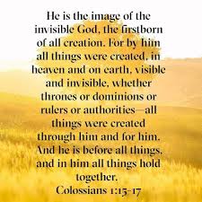 Jesus as the Image of the Invisible God in Colossians 1:15-17