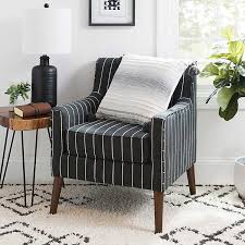 Black And White Striped Evie Accent Chair Kirklands Accent Chairs Stripe Accent Chair Striped Chair