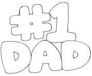 Be the first to comment. Number One Dad Fathers Day Coloring Pages Printable