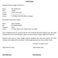 Demikian surat kuasa ini dibuat untuk kepentingan tersebut di atas dan dipergunakan. 16 Contoh Surat Kuasa Pengambilan Ijazah Asli Lengkap Contoh Surat