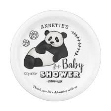 If you're one of the lucky ones that has a host of reasons to be thankful for, you're in the right place. Cute Panda Baby Shower Thank You Paper Plate Home Gifts Ideas Decor Special Unique Custom Individu Panda Baby Showers Cute Panda Baby Baby Shower Thank You