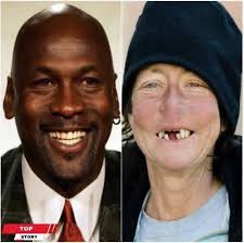 A homeless woman asked Michael Jordan for just $1 at a Chicago terminal.  But when he opened his mouth to reply, something happened that no one was  expecting. “Sir, please. Just a