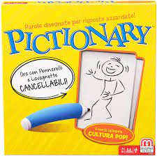 Leave a reply cancel reply. Mattel Games Pictionary Dpr76 Spiel In Box Fur Familien Italienische Sprache 8 Jahre Amazon De Spielzeug