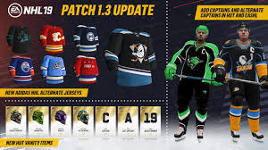 It says that it's unlocked through challenges rewards, but i have yet to see . Ea Sports Releases Nhl 19 1 31 Update Patch Today Just Push Start