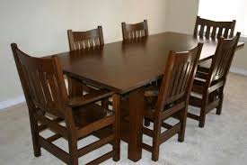 Mission Table And Chairs The Cabinetmaker Inc Paoli Indiana Arts Crafts Craftsman Dining Room Bungal Craftsman Dining Room Home Decor Furniture