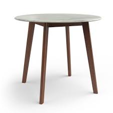 The wide collection comprises beautifully designed 36 inch round dining table that ensure users are comfortable and happy, always looking forward to their dining moments. 36 Percy Round Dining Table With Faux Marble Top Walnut Aeon Target
