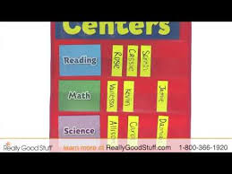 Centers Management Pocket Chart Really Good Stuff